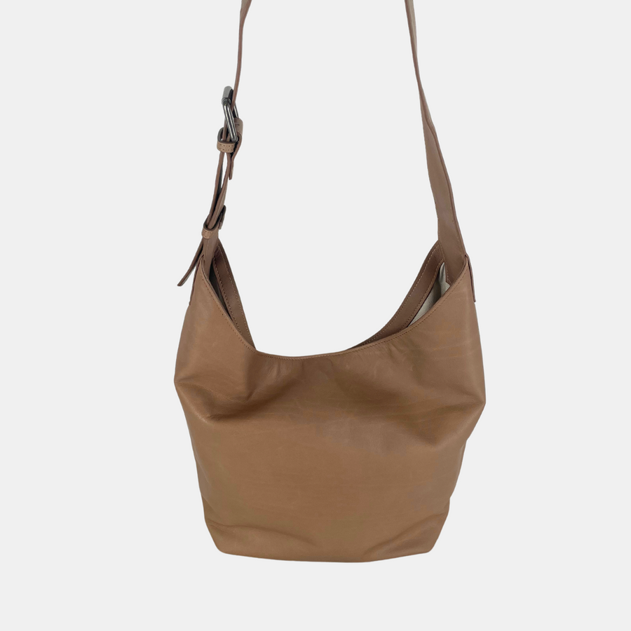 The Apropos Bag - Medium Taupe Leather