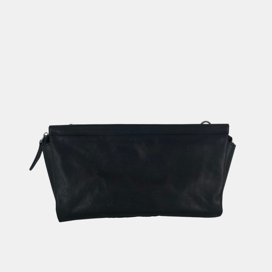 The Catch Bag - Black Leather