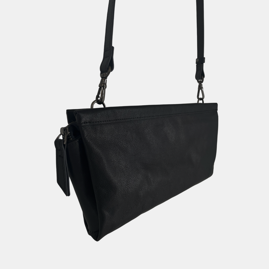 The Catch Bag - Black Leather