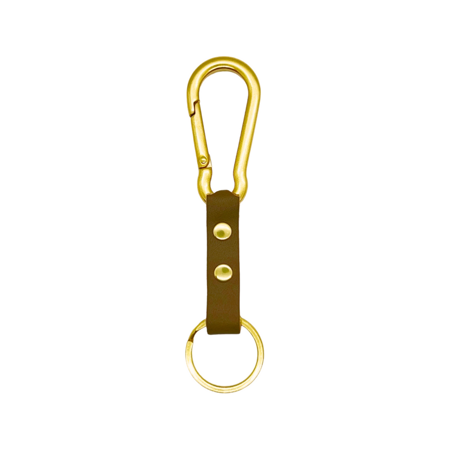 The Passage Keychain - Olive Leather