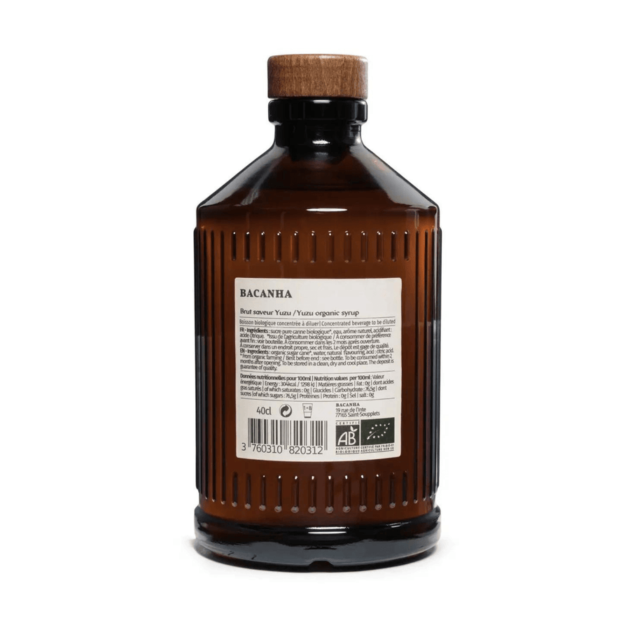 Bacanha Organic Raw Yuzu Syrup