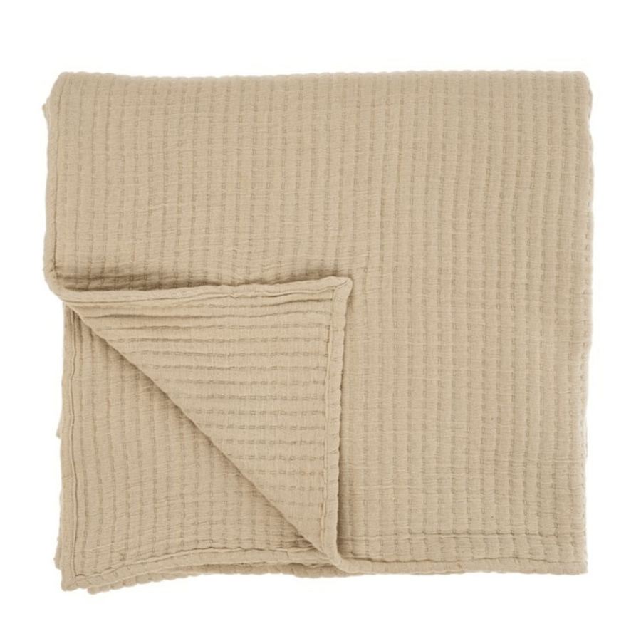 Cadine Blankets Voile Blanket - Natural