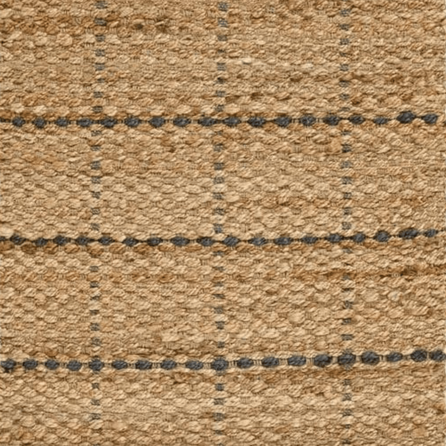 Cadine Rugs Tappeto Runner Carpet - Natural / Sage Grey (2.5 x 8ft)