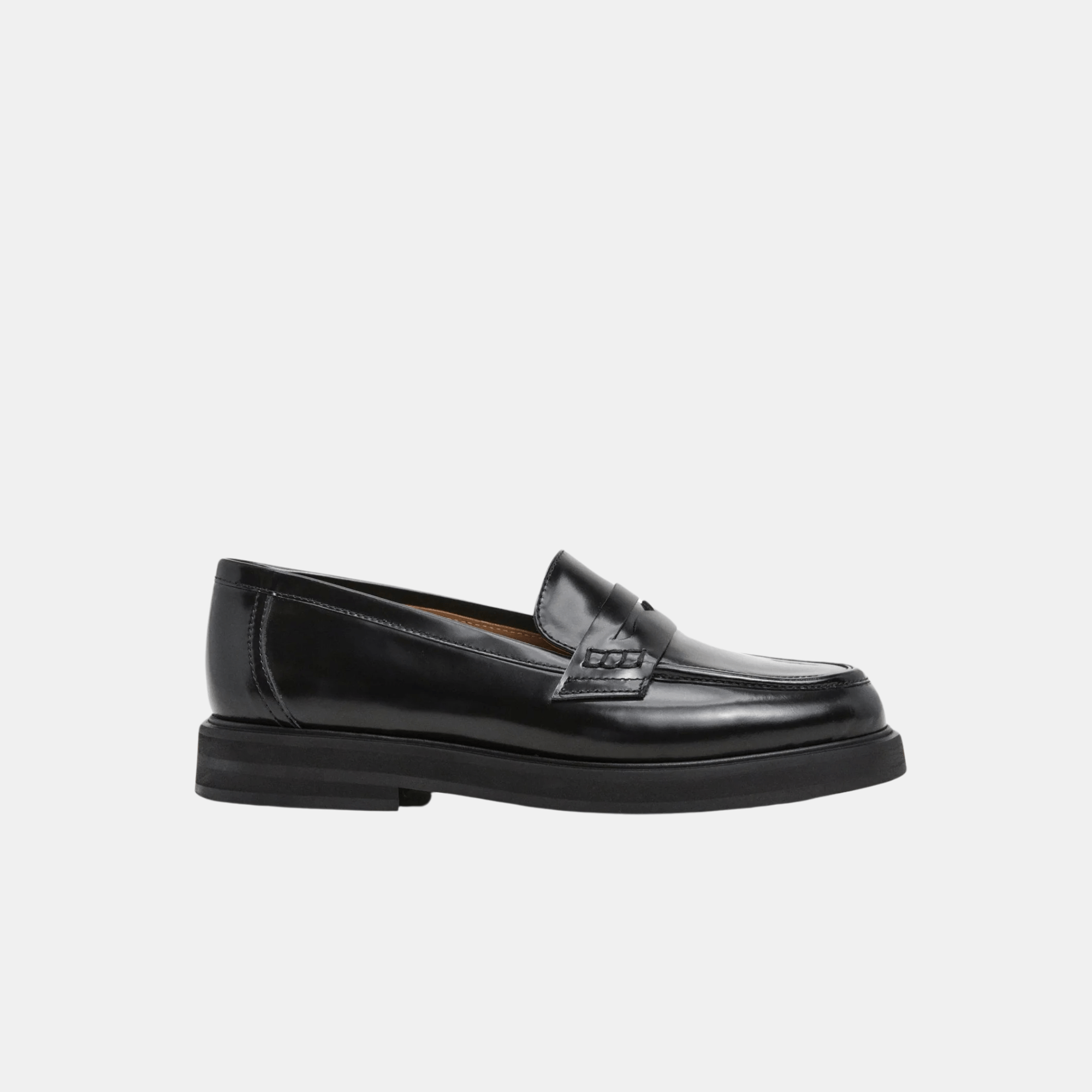 Flattered - Sadie Loafer - Black Leather – Cadine display picture 3