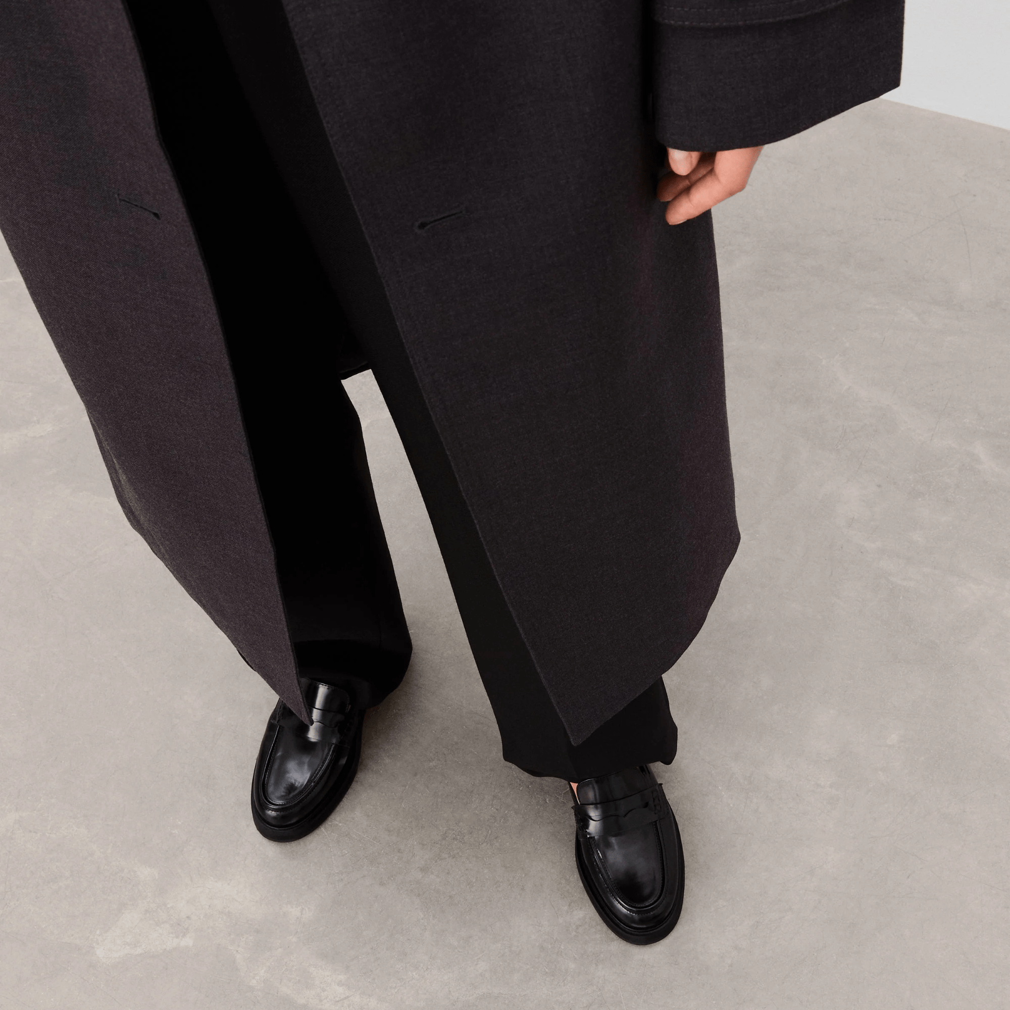 Flattered - Sadie Loafer - Black Leather – Cadine display picture 1