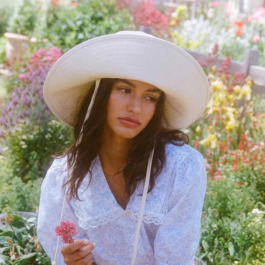 Lack of Color Accessories Holiday Bucket Hat - Beige Canvas