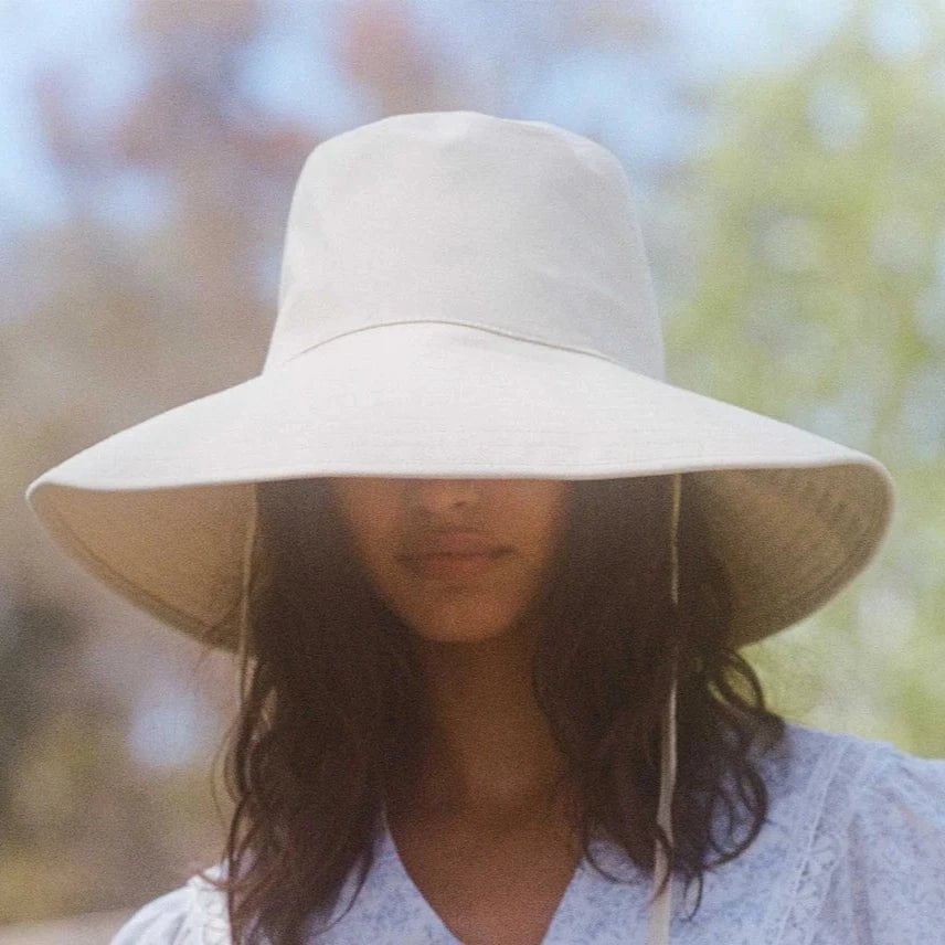 Lack of Color Accessories Holiday Bucket Hat - Beige Canvas