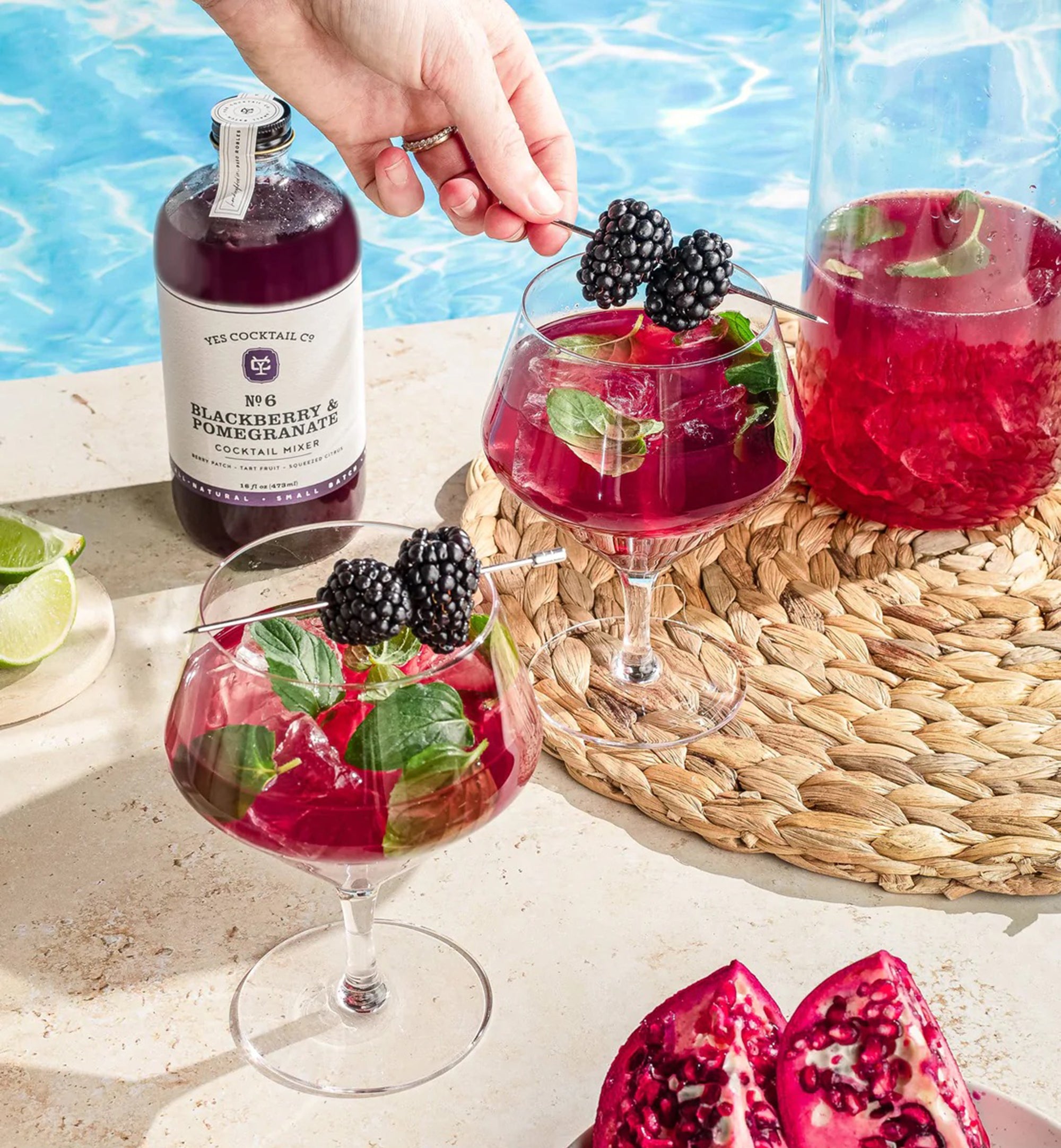 Blackberry Pomegranate Cocktail Mixer – Cadine
