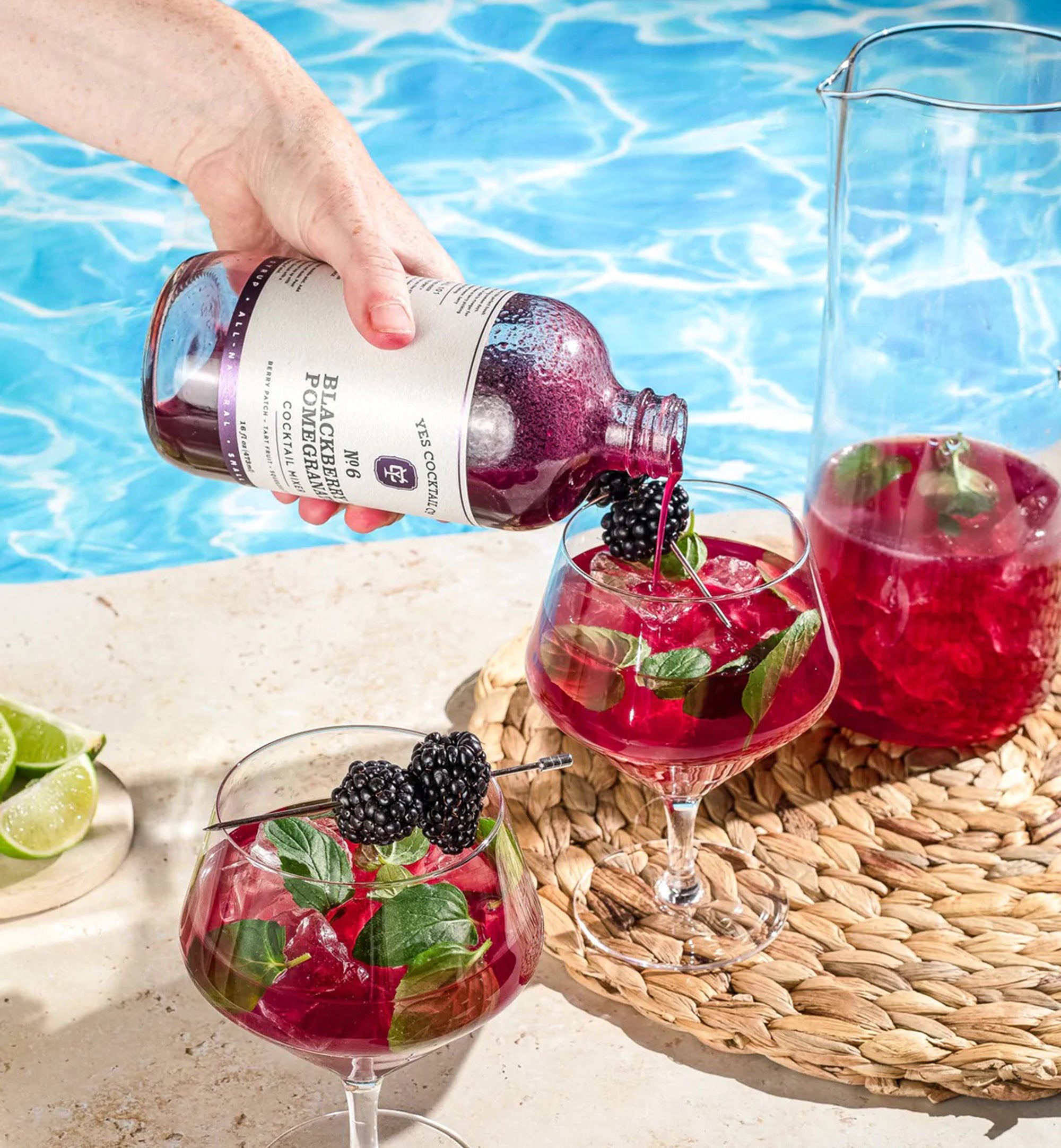 Blackberry Pomegranate Cocktail Mixer – Cadine - Main Image
