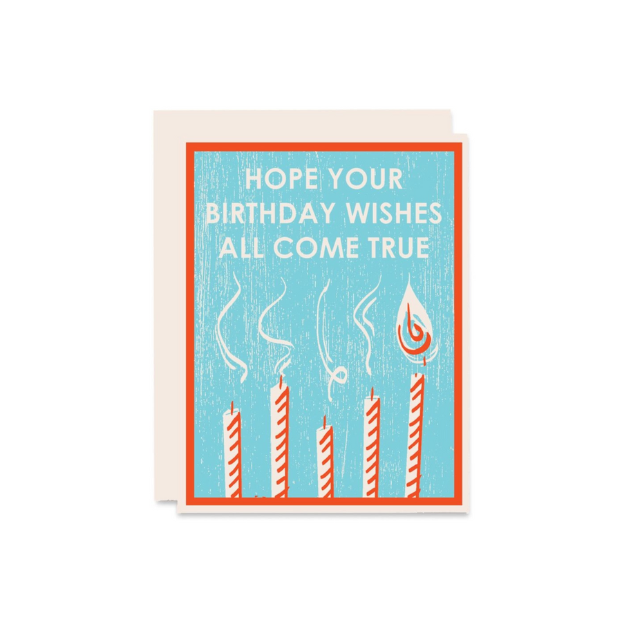 Greeting Card - Birthday Wish Candles