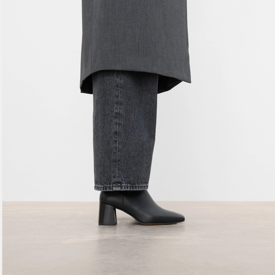 Cay Boot - Black Leather