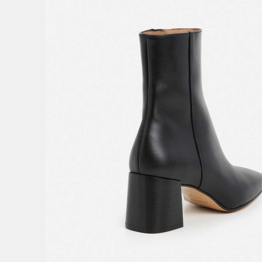 Cay Boot - Black Leather