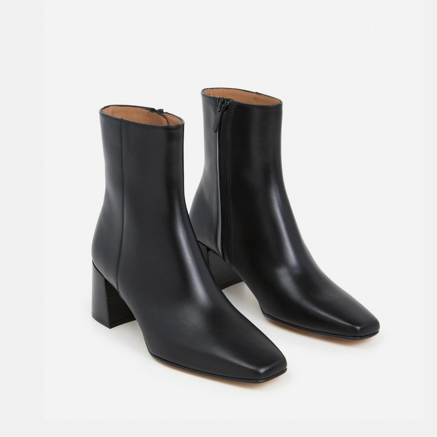 Cay Boot - Black Leather