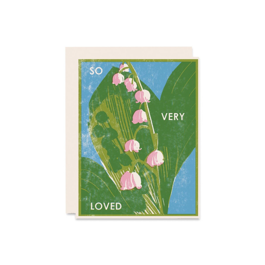 Greeting Card - Very Loved Lily of the Valley