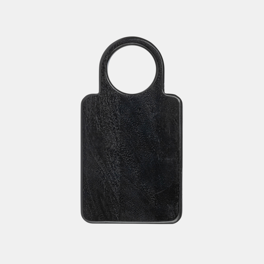 Okra Cutting Board - Black Wood