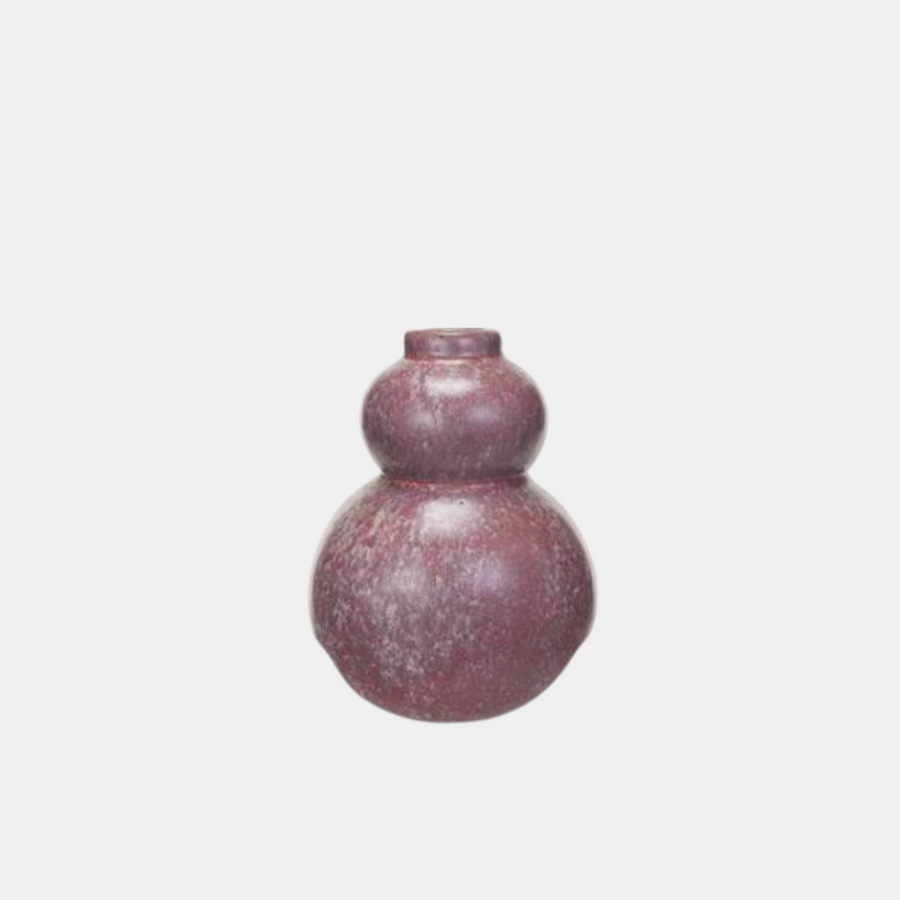 Shelfie Vase - Speckled Antique Raspberry