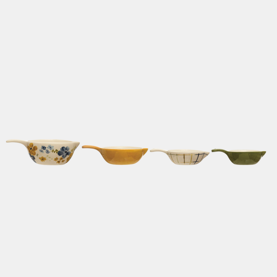 Hand-Painted Meadow Measuring Cups - Set of 4