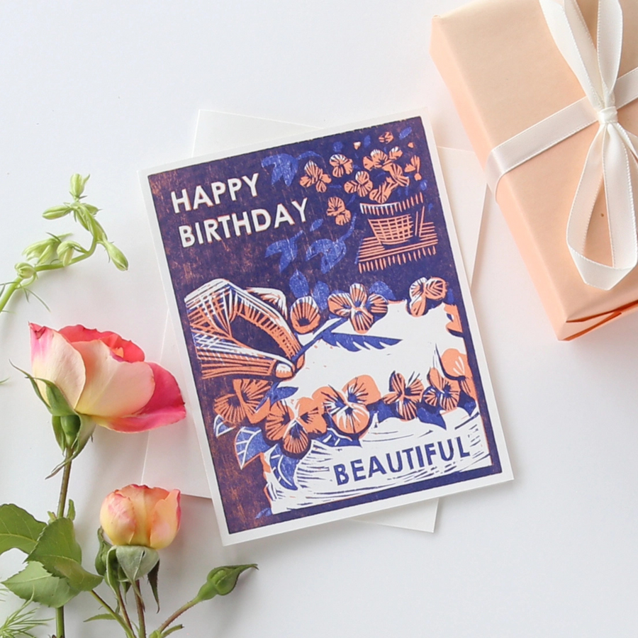 Greeting Card - Happy Birthday Beautiful