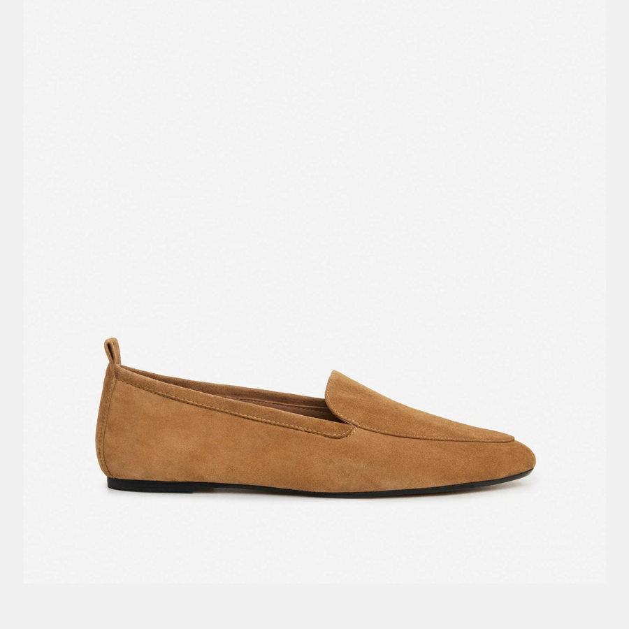 Cajsa Flats - Cognac Suede