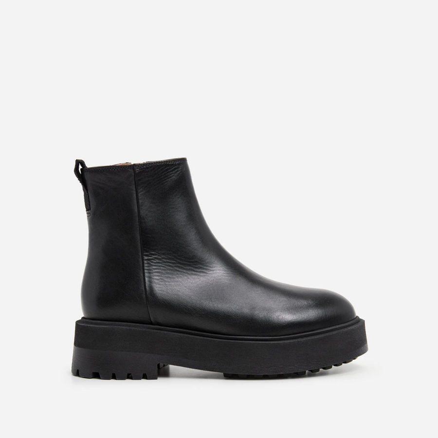 Assia Boot - Black Leather