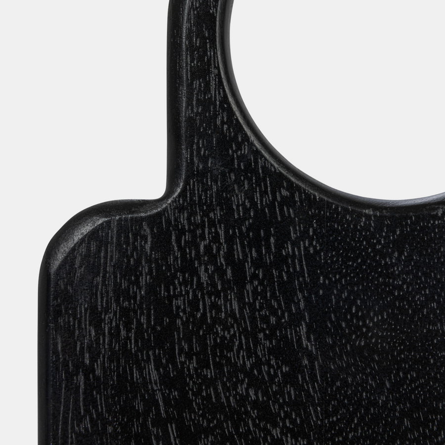 Okra Cutting Board - Black Wood