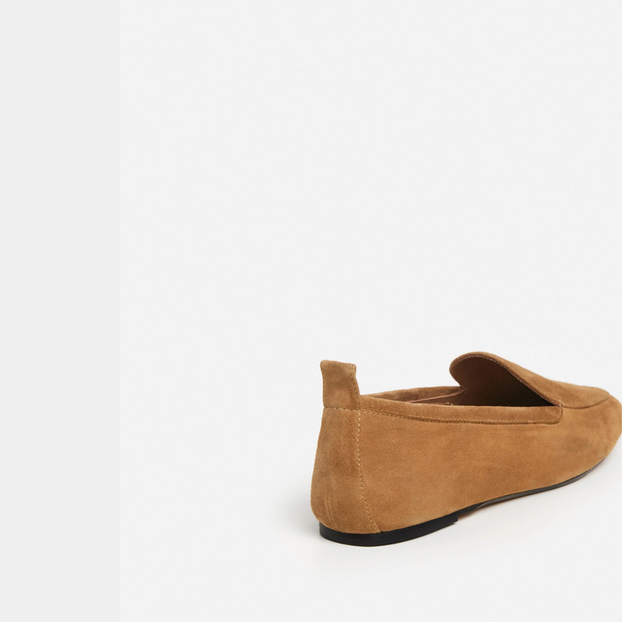 Cajsa Flats - Cognac Suede