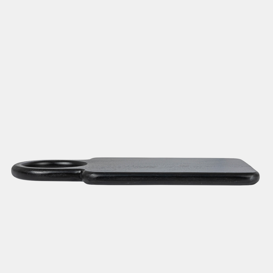 Okra Cutting Board - Black Wood