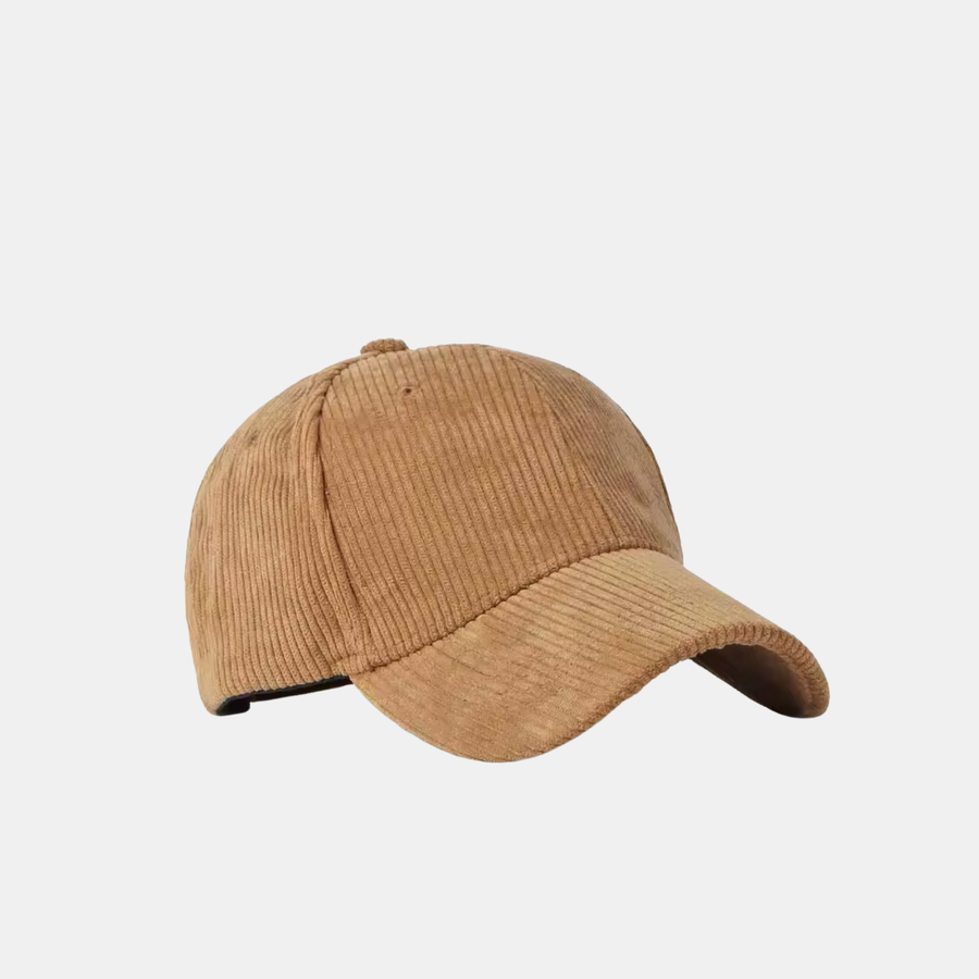 Corduroy Baseball Cap - Camel