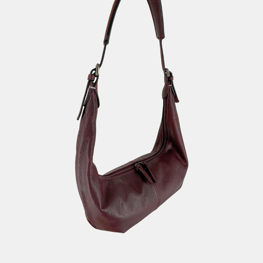 Lune Bag - Burgundy Leather