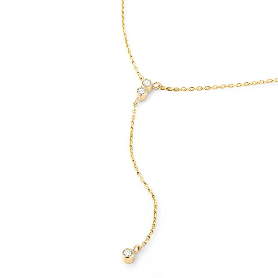 Daffodil Necklace - 14kt Solid Gold