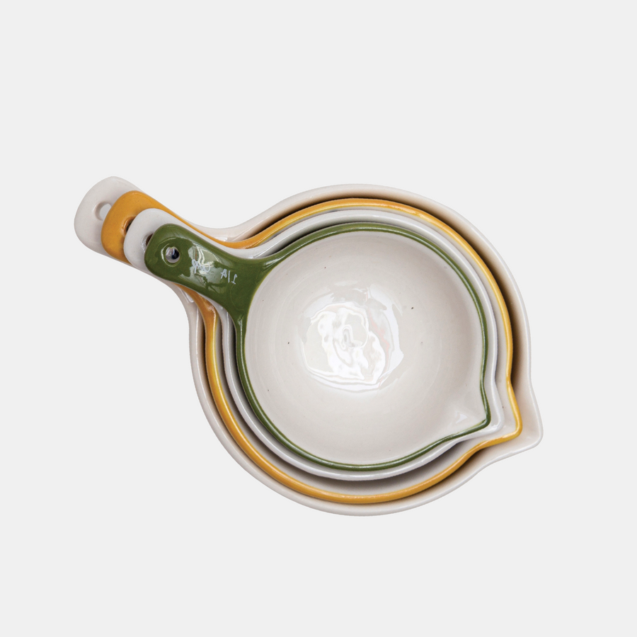 Hand-Painted Meadow Measuring Cups - Set of 4