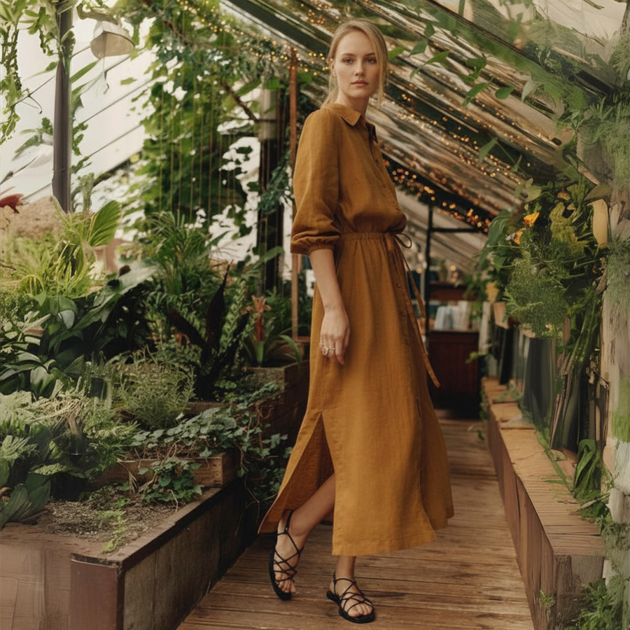 Rumba Linen Dress