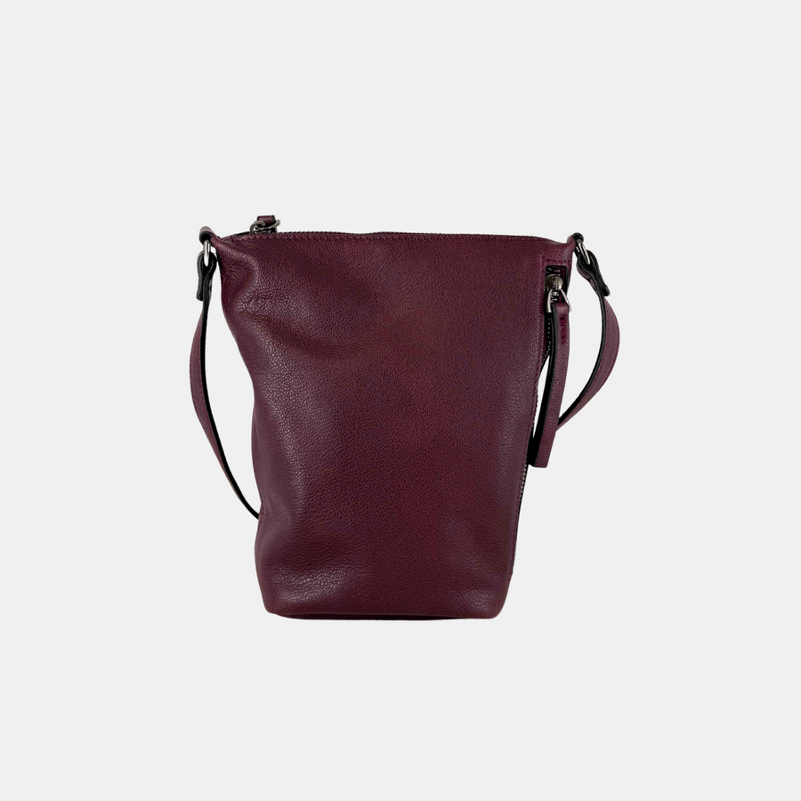 The Petit Bag - Burgundy Leather
