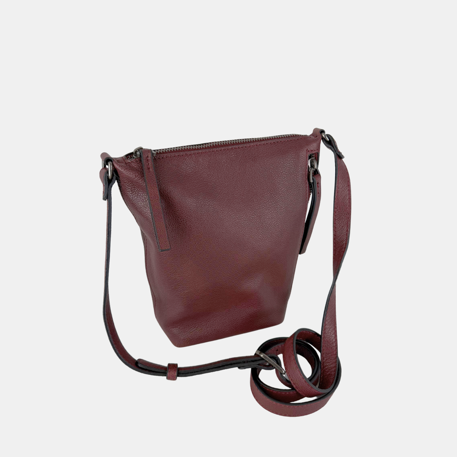 The Petit Bag - Burgundy Leather