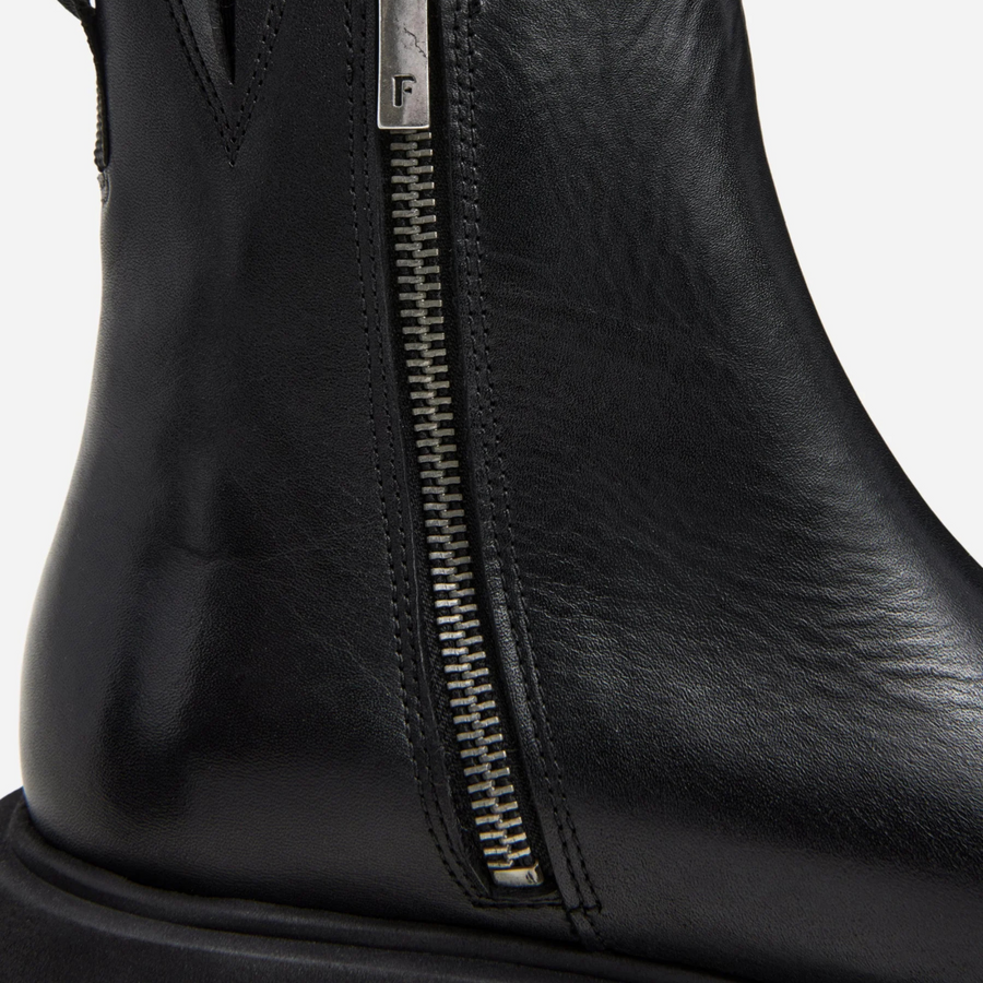 Assia Boot - Black Leather