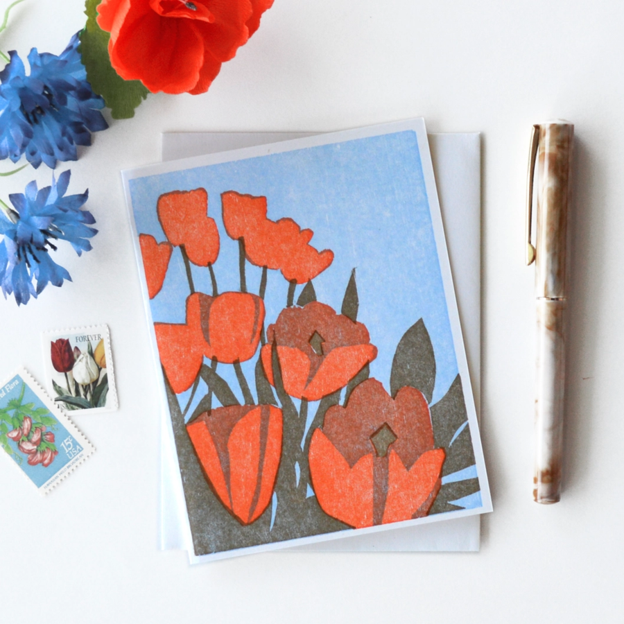 Greeting Card - Modern Tulips - COMING SOON