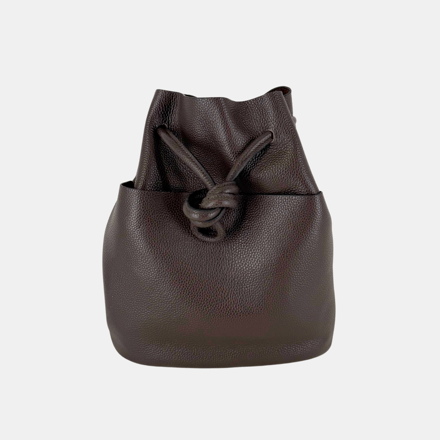 The Bucket Bag - Espresso Leather