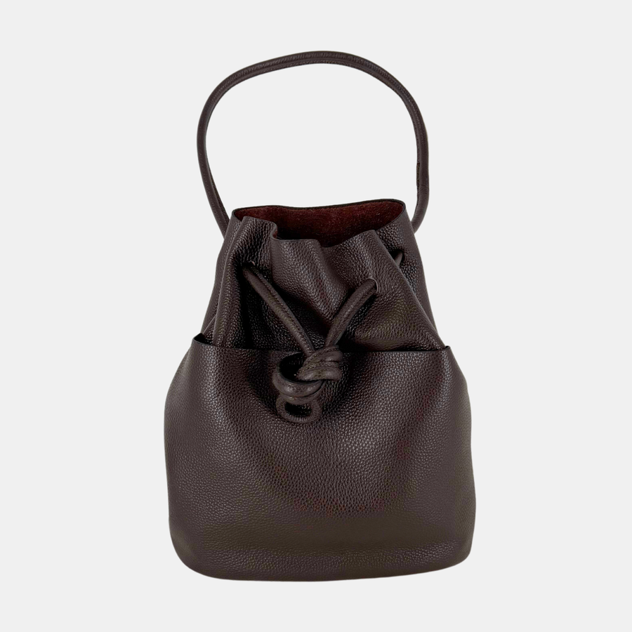 The Bucket Bag - Espresso Leather