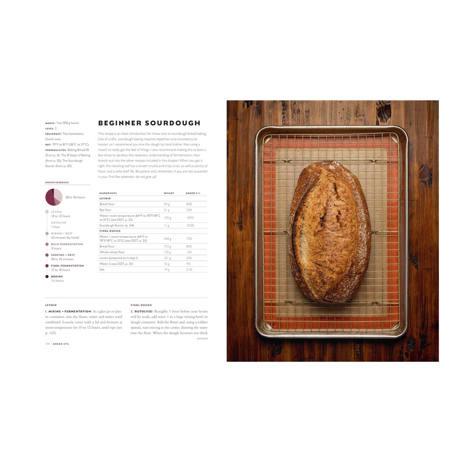 Bread Etc.: Recipes + Techniques for Baking with Sourdough, Yeasted Dough, Pizza Dough + More Book