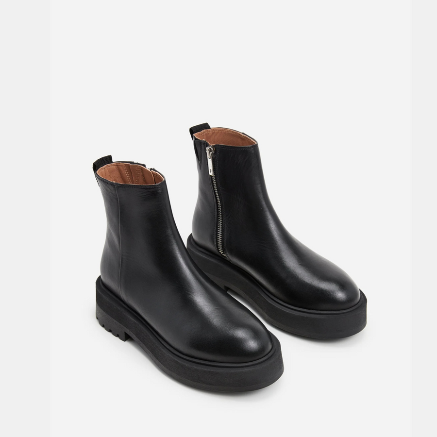 Assia Boot - Black Leather