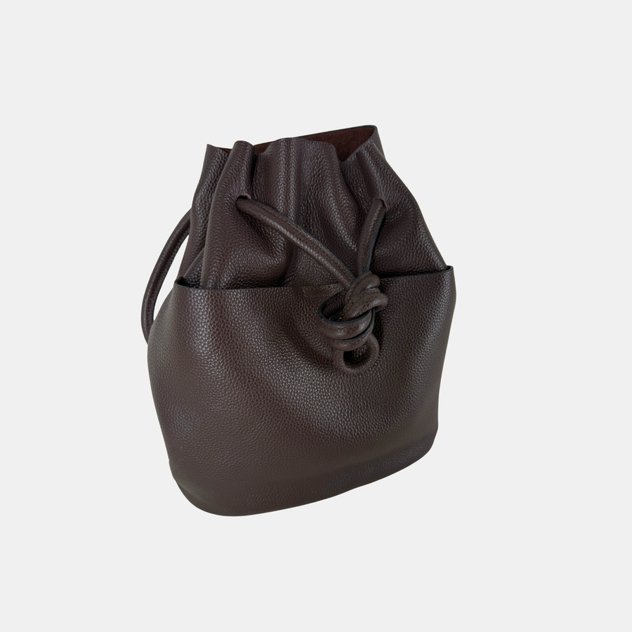 The Bucket Bag - Espresso Leather