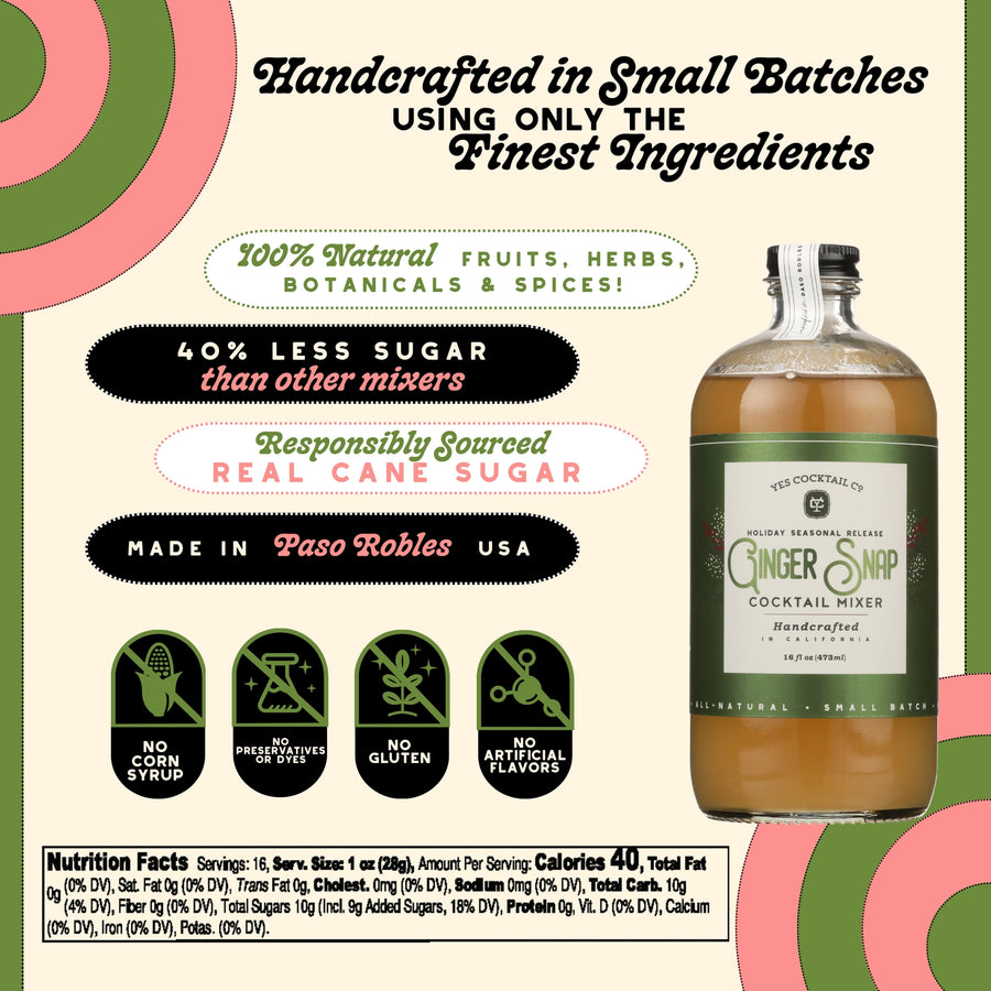 Ginger Snap Cocktail Mixer - COMING SOON