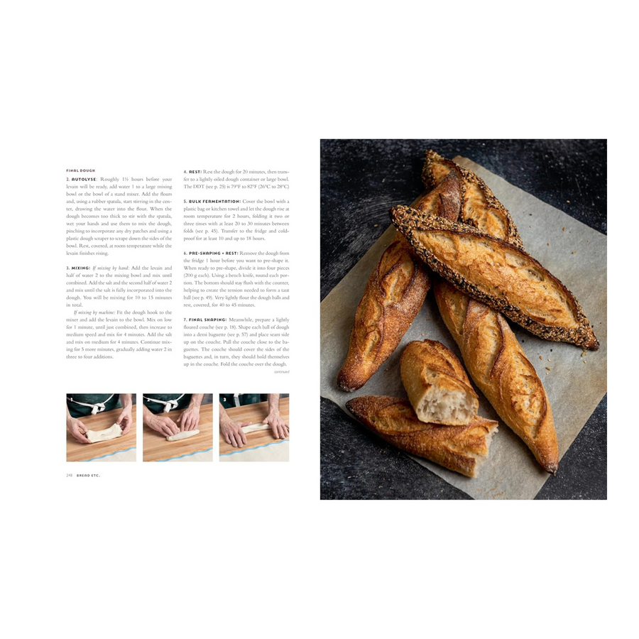 Bread Etc.: Recipes + Techniques for Baking with Sourdough, Yeasted Dough, Pizza Dough + More Book