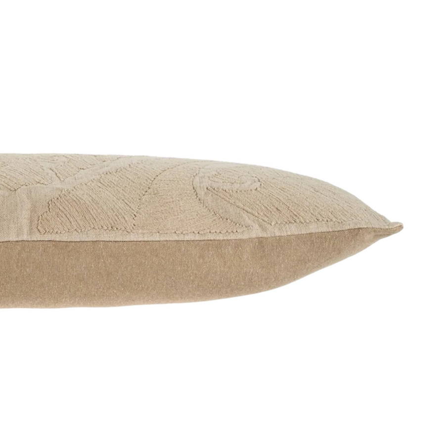 Broderie Cushion - Natural 14 x 31 in