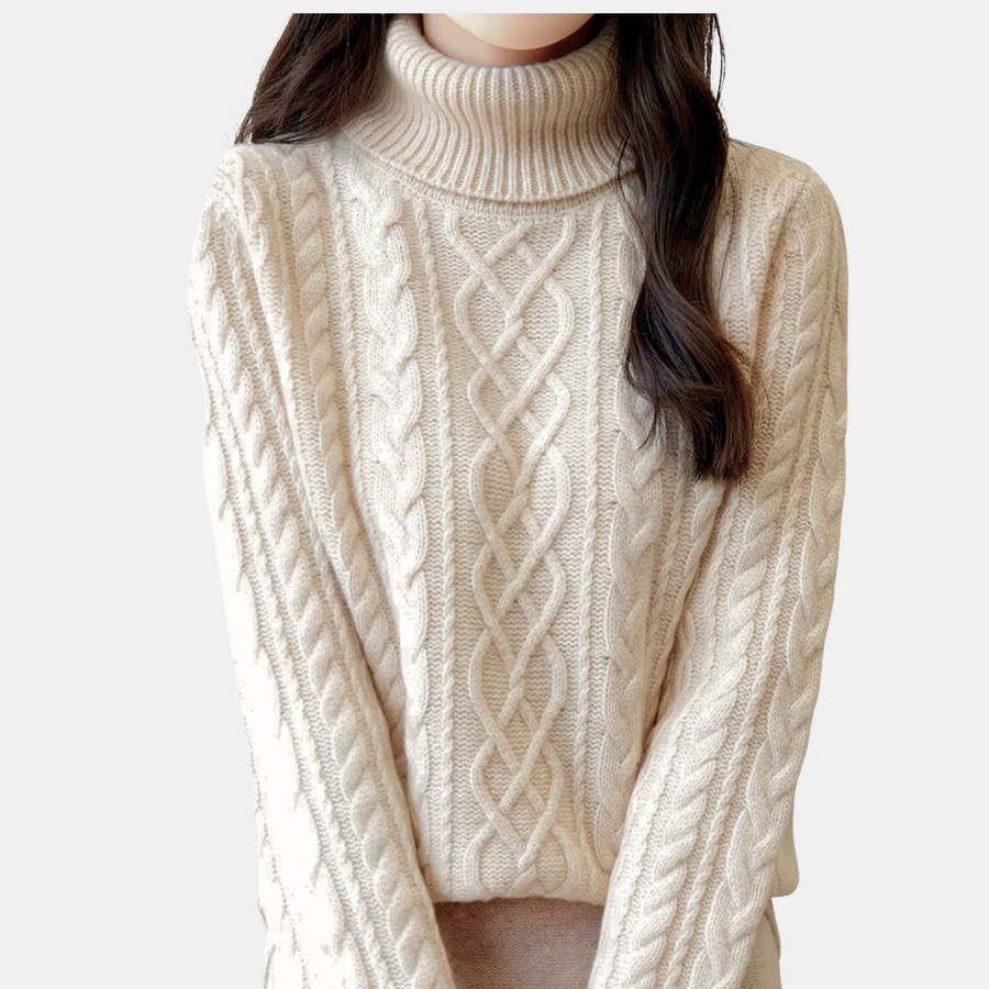 Cable Sweater - Oatmeal