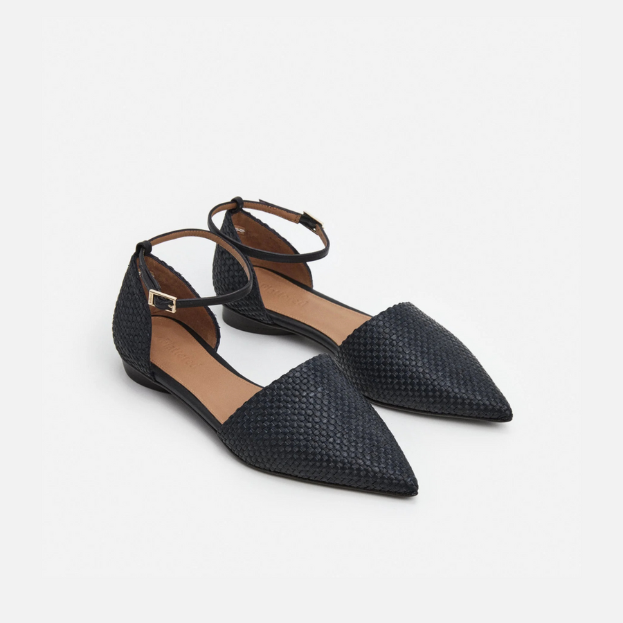 Frankie Flats - Raffia / Leather