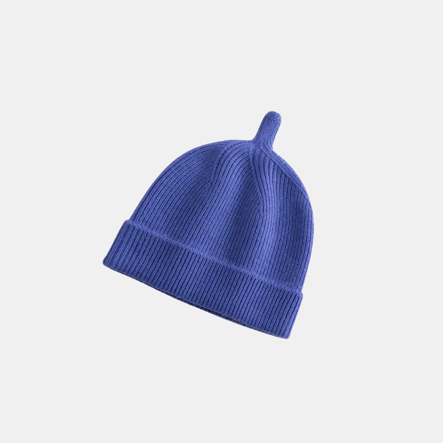 Kid's Hershey Beanie - Periwinkle - 100% Cashmere