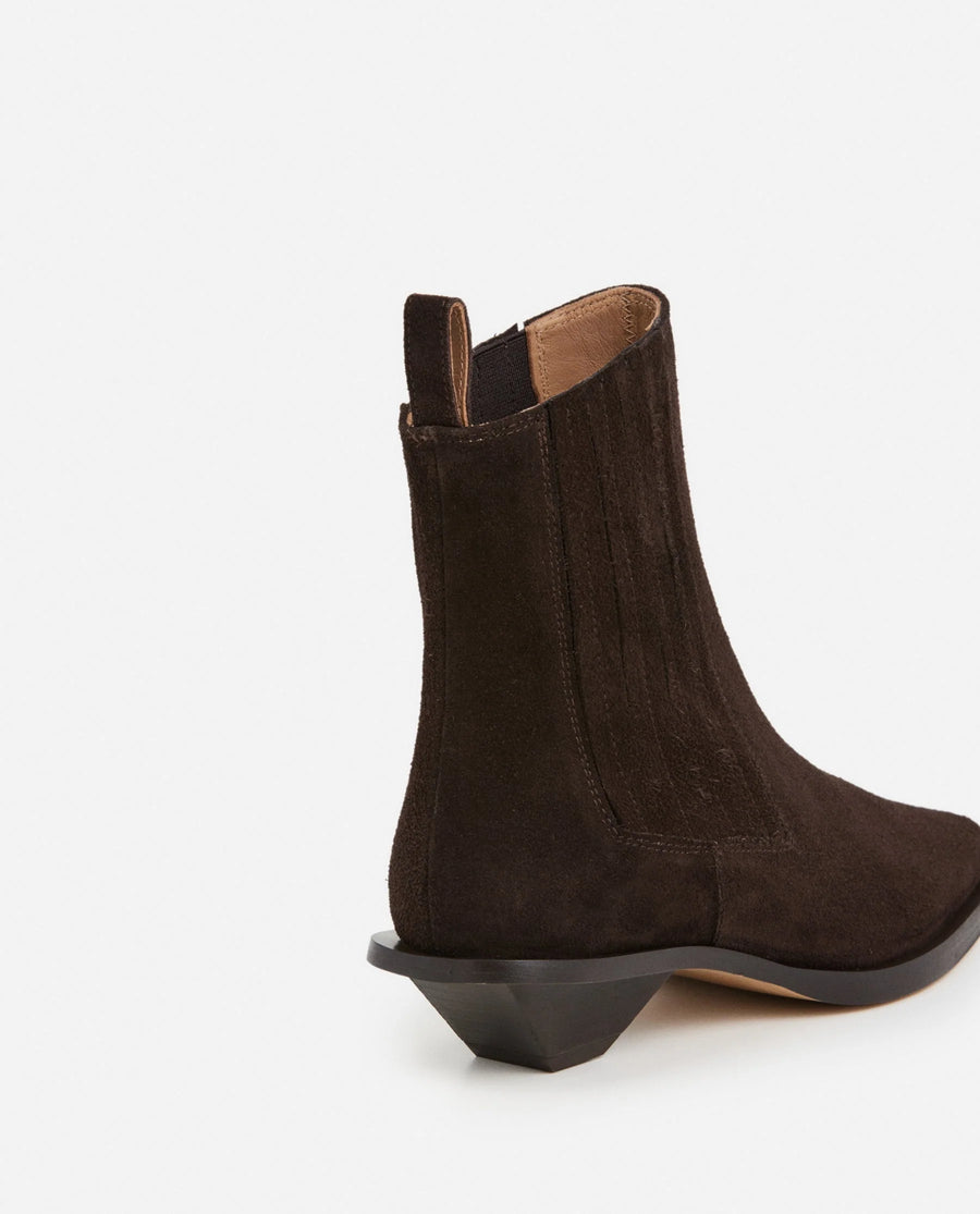 Indigo Boot - Brown Suede