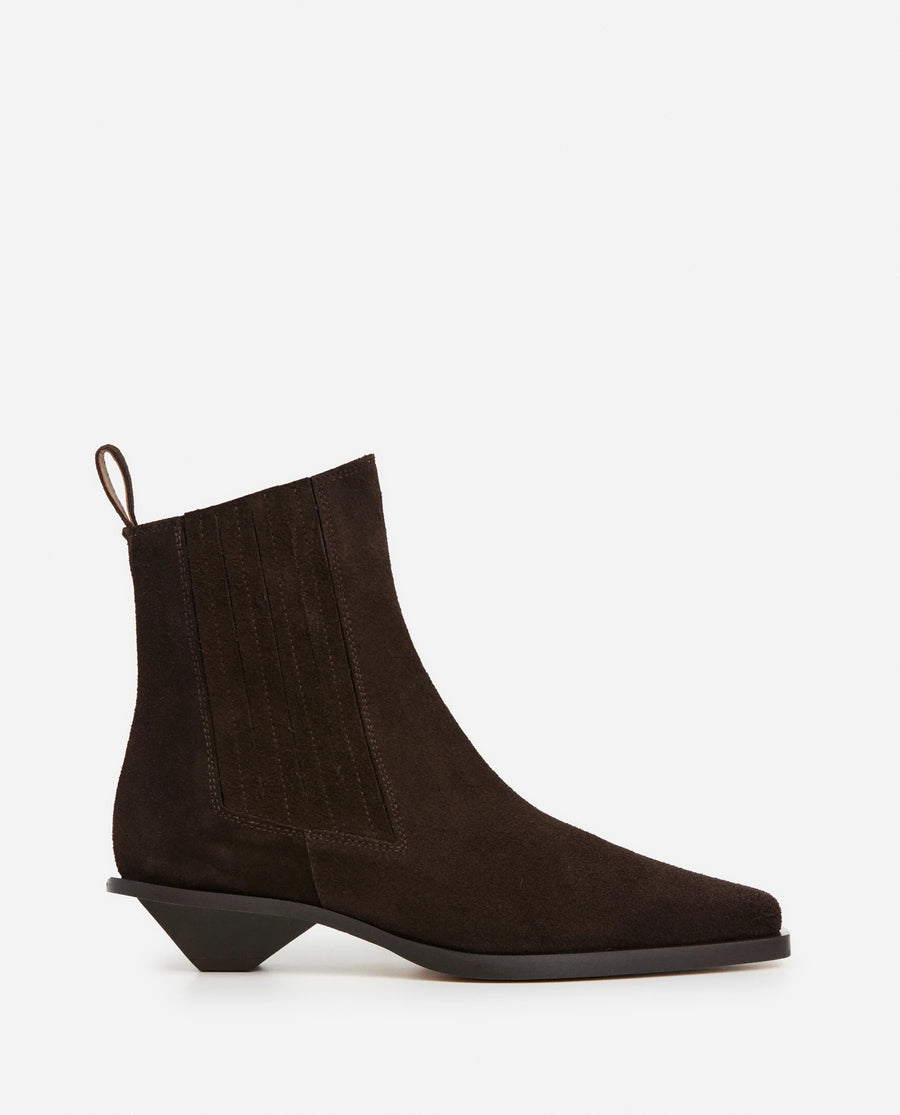 Indigo Boot - Brown Suede