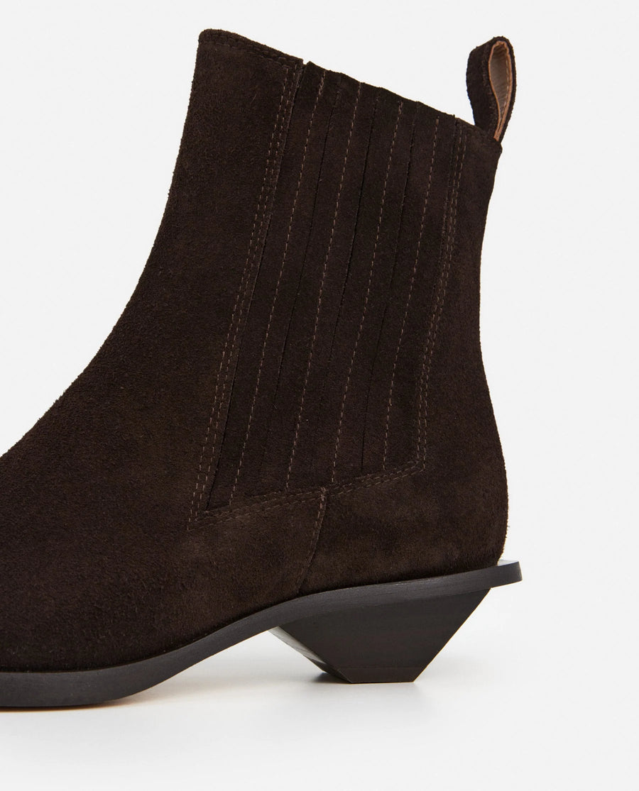Indigo Boot - Brown Suede